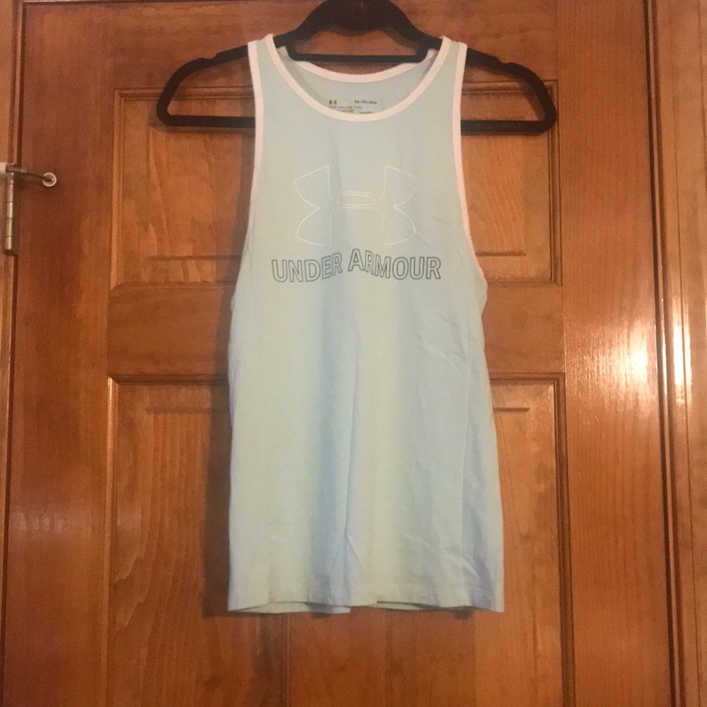 Women’s work out tank top. No tags, but never worn.